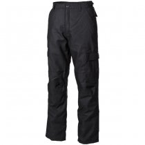 MFH US Combat Pants Lined - Black - M