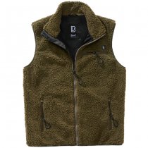 Brandit Teddyfleece Vest Men - Olive - M