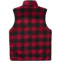 Brandit Teddyfleece Vest Men - Red / Black - 2XL