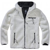 Brandit Teddyfleece Worker Jacket - White - M