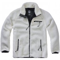 Brandit Teddyfleece Jacket - White - 3XL