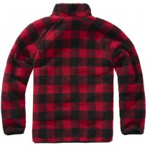 Brandit Teddyfleece Troyer - Red / Black - L