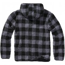 Brandit Teddyfleece Worker Pullover - Black / Grey - 2XL