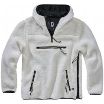 Brandit Teddyfleece Worker Pullover - White - M