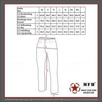 MFH US Combat Pants Reinforced - Woodland - M