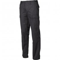 MFH BDU Combat Pants Ripstop - Black - L