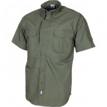 MFHHighDefence ATTACK Shirt Short Sleeve Teflon Ripstop - Olive - 2XL