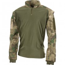 MFHHighDefence US Tactical Shirt Long Sleeve - HDT Camo FG - M