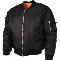 MFH US MA1 Pilot Jacket - Black - L