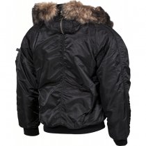 MFH US N2B Polar Jacket Lined - Black - S