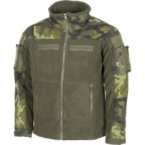 MFHProfessional COMBAT Fleece Jacket - M95 CZ Camo - 4XL