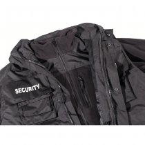 MFH SECURITY Waterproof Parka - Black - M