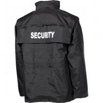 MFH SECURITY Waterproof Parka - Black - 3XL