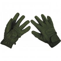 MFHHighDefence Gloves Worker Light - Olive - L
