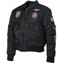 MFH US Kids Pilot Jacket CWU - Black - M