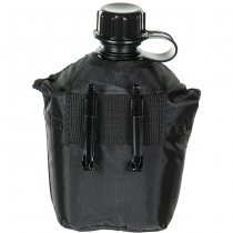 MFH US Canteen & Cover 1 l - Black