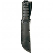 Ka-Bar Short Tanto Serrated Tanto Blade & Leather Sheath