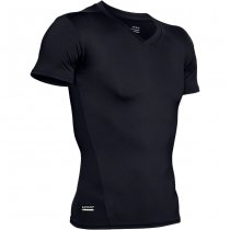 Under Armour Mens Tactical HeatGear Compression V-Neck T-Shirt - Black - 3XL