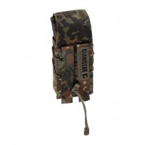 Clawgear 5.56mm Single Mag Stack Flap Pouch Core - Flecktarn