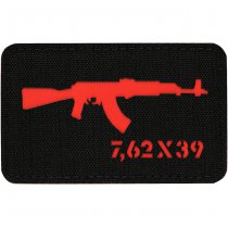 M-Tac AKM 7.62x39 Laser Cut Patch - Red