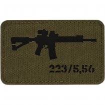 M-Tac AR-15 223/5.56 Laser Cut Patch - Ranger Green