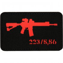 M-Tac AR-15 223/5.56 Laser Cut Patch - Red