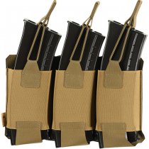 M-Tac Elastic Triple Magazine Pouch Elite Laser Cut - Coyote