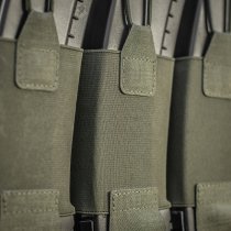 M-Tac Elastic Triple Magazine Pouch Elite Laser Cut - Ranger Green