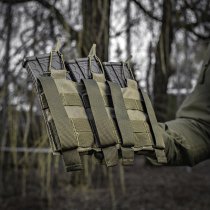 M-Tac Elastic Triple Magazine Pouch Elite - Ranger Green