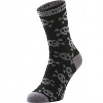 M-Tac Lightweight Socks Pirate Skull Mk.3 - Black 43-46