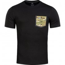 M-Tac Pocket T-Shirt 93/7 - Black - 2XL