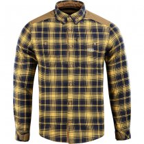 M-Tac Redneck Shirt - Navy Blue / Yellow - L - Long