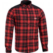 M-Tac Redneck Shirt - Red / Black - L - Long