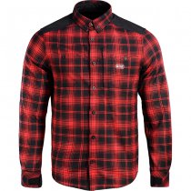 M-Tac Redneck Shirt - Red / Black - XL - Regular