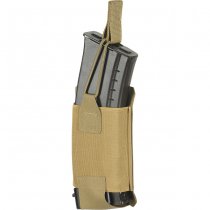 M-Tac Single Elastic Magazine Pouch Elite Laser Cut - Coyote