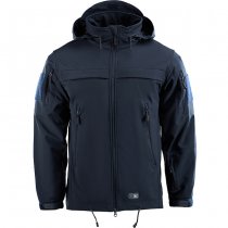 M-Tac Soft Shell Police Jacket - Navy Blue - L