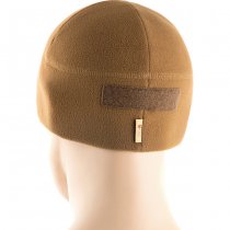 M-Tac Tactical Fleece Watch Cap Beanie & Patch Panel - Coyote - S