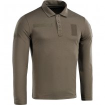 M-Tac Tactical Polo Shirt Long Sleeve 65/35 - Dark Olive - S