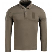 M-Tac Tactical Polo Shirt Long Sleeve 65/35 - Dark Olive - XS