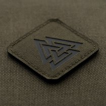 M-Tac Valknut Laser Cut Square Patch - Ranger Green / Black