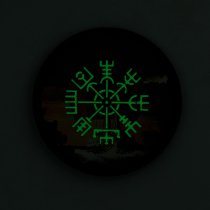 M-Tac Vegvisir Drakkar Round Print Patch - Glow in the Dark