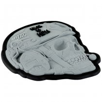 M-Tac War is Hell 3D Rubber Patch - Grey