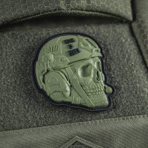 M-Tac War is Hell 3D Rubber Patch - Olive