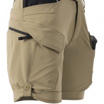 Helikon-Tex Women's OTS Outdoor Tactical Shorts 8.5 - Khaki / Black - 3XL