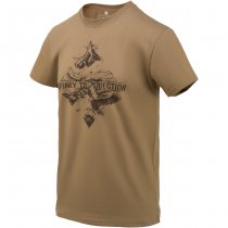 Helikon-Tex T-Shirt Mountain Stream - U.S. Brown