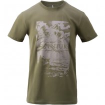 Helikon-Tex T-Shirt Adventure Is Out There - Sentinel Light - L