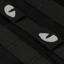 M-Tac Tiger Eyes Laser Cut Reflective Patch - Black